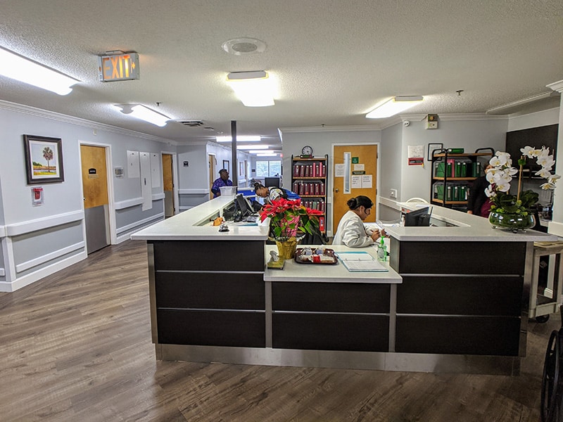 Edisto Post Acute nurse's station
