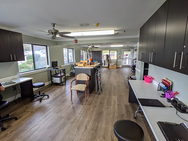 Edisto Post Acute physical therapy room