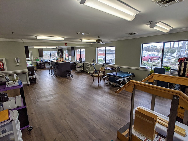 Edisto Post Acute physical therapy room