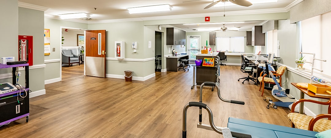 edisto post acute physical therapy room